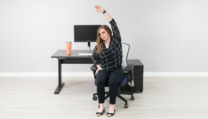 Seated Lateral Trunk Stretch