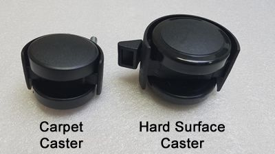 Office Chair Carpet and Hard Surface Casters