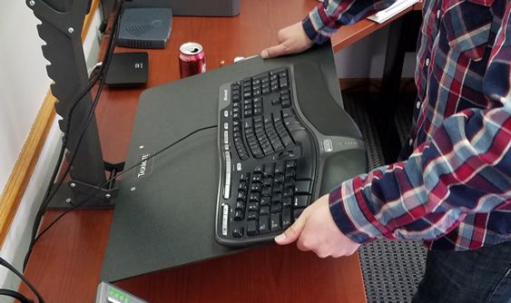 Adjusting keyboard platform 6400 EZ