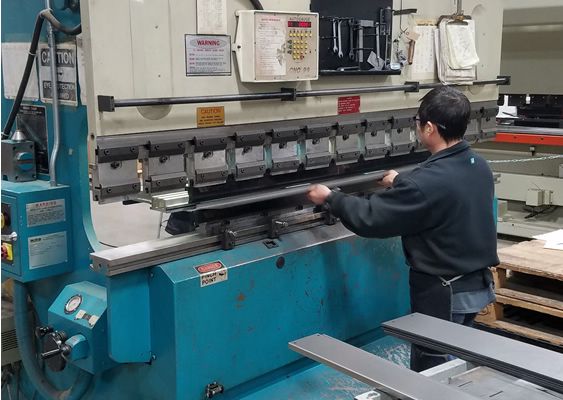Formed on Press Brake