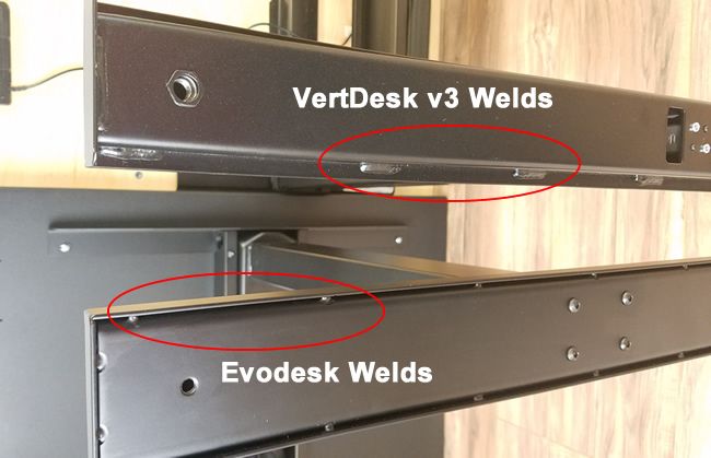 evodesk-vs-vertdesk-foot-welds