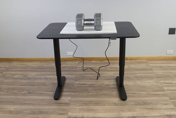 Weight Test On IKEA Bekant Stand Up Desk Weight Test On IKEA Bekant