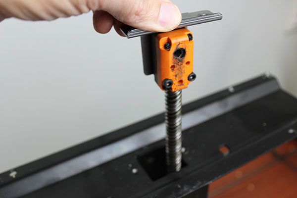 Input where hexrod inserts into gear