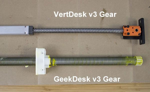 JieCang vs. VertDesk gear system