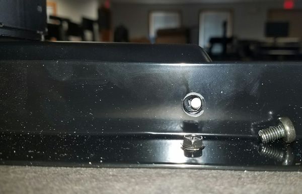 Holes not aligned on bracket and motor box
