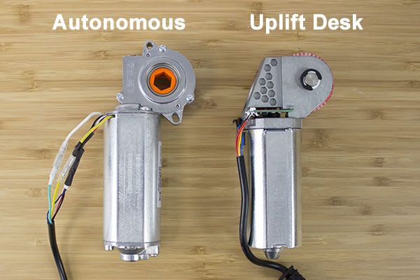 Autonomous and Uplift Desk Back of Motors