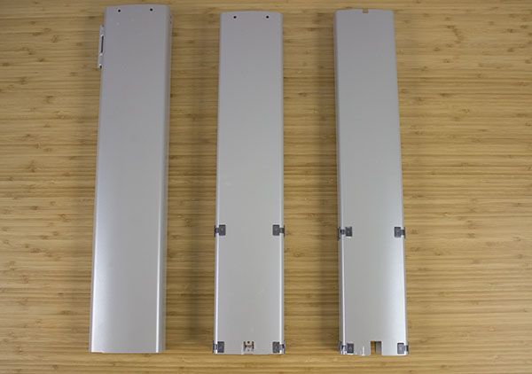 All Three Columns Pulled Apart Showing Glides