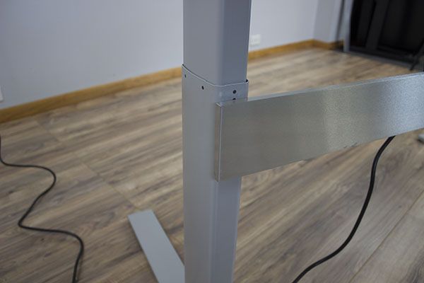 Silver Gloss Finish and Matte Silver Column