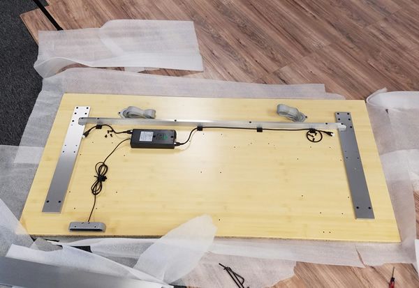 Parts Pre-Assembled To Desk Surface