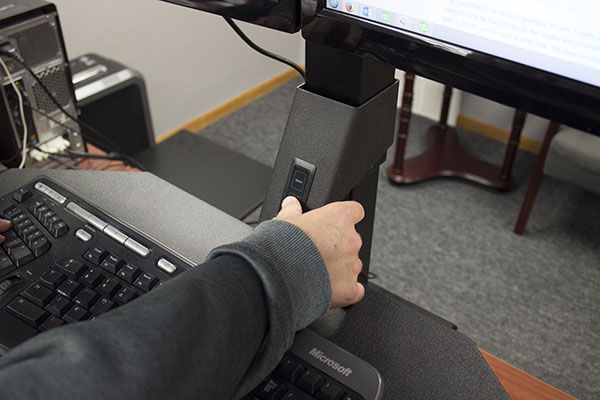 Push Buttons For Height Adjustment