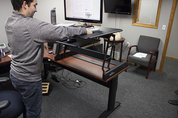 Varidesk EXEC at max height