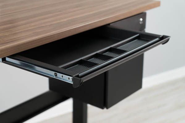 Full size pencil drawer open