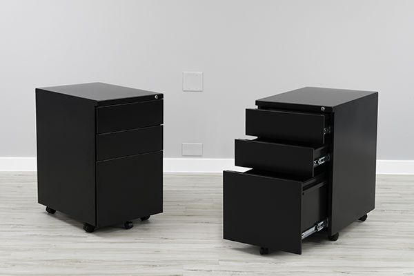 Full size mobile box/box/file pedestal