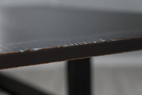 Long term water damage side of wood veneer surface