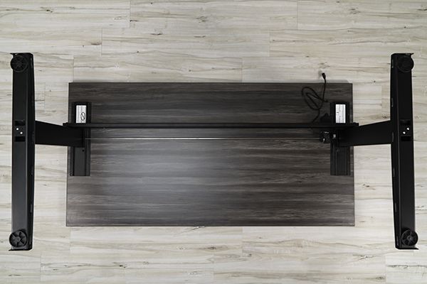 57.125" wide frame with a 60" wide surface