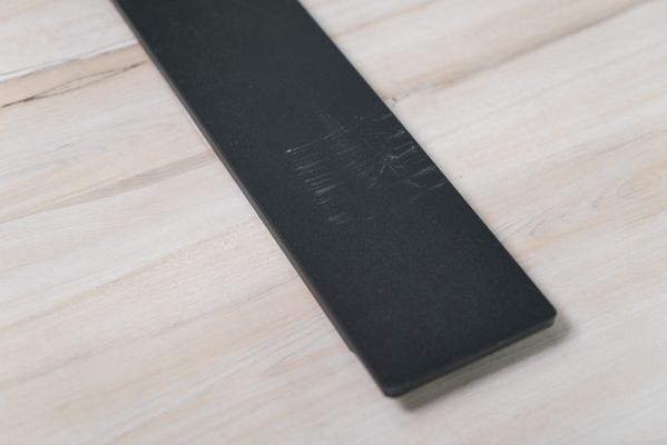 Some of the scratches found on frame