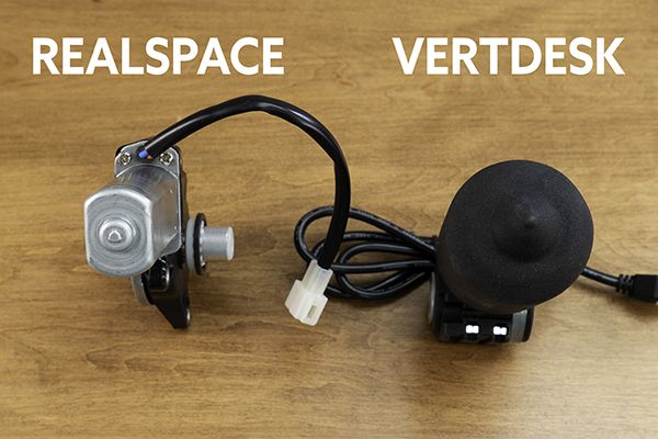 Top down comparison of motors
