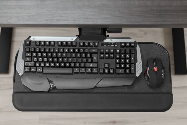Large gaming keyboard and mouse