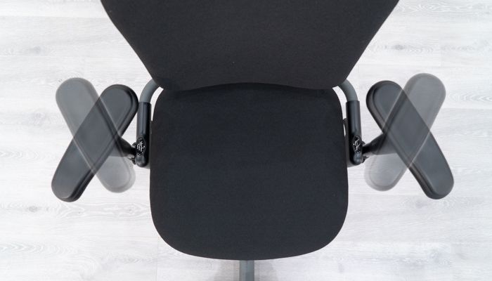 Armrest Angle Adjustment Range