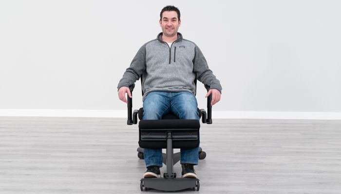 Using Armrests in Seated Position