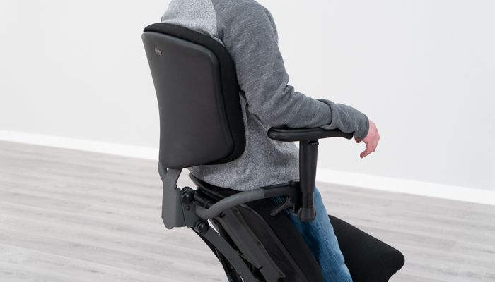Backrest in Standing Position