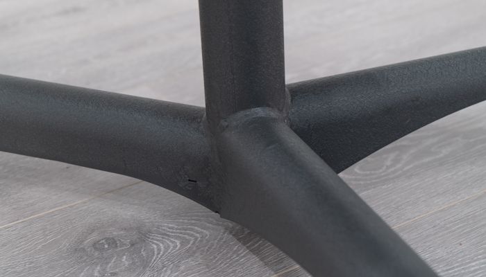 Frame Close Up Showing Welds and Paint Finish