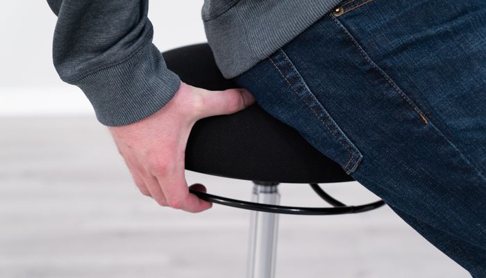 Seat height adjustment ring