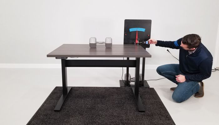 VertDesk v3 Wobble Deflection Test Setup @ 30"