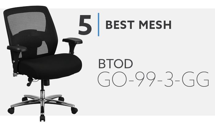 #5 Best Mesh Big Mans Office Chair