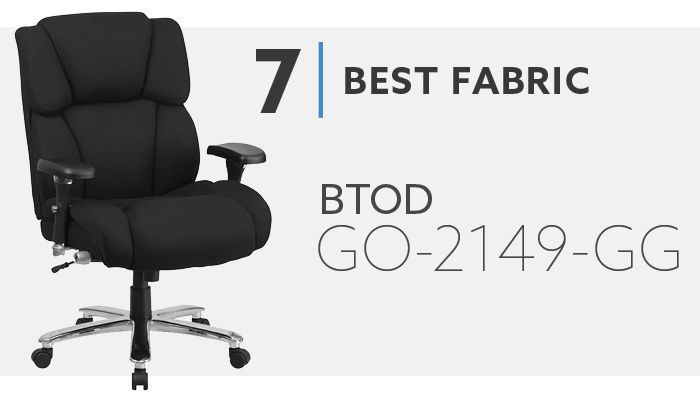 #7 Best Fabric Big and Tall Office Chair