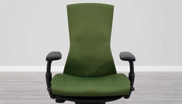 Front view of Embody's backrest