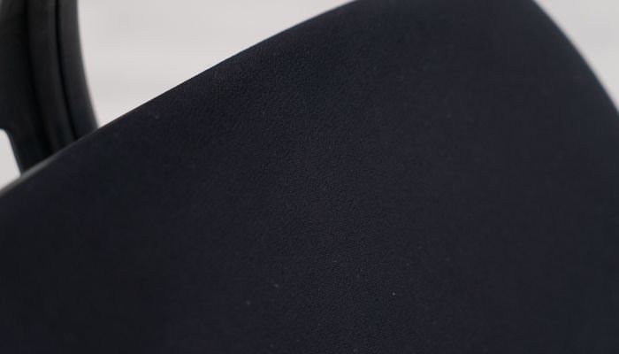 Close up of seat pad upholstery