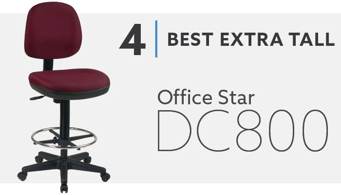#4 Best Extra Tall Drafting Chair