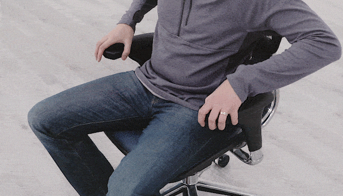 Showing Ergohuman adjustments
