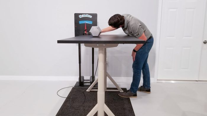 IKEA Idasen Rocking Deflection Test Setup @ 42"