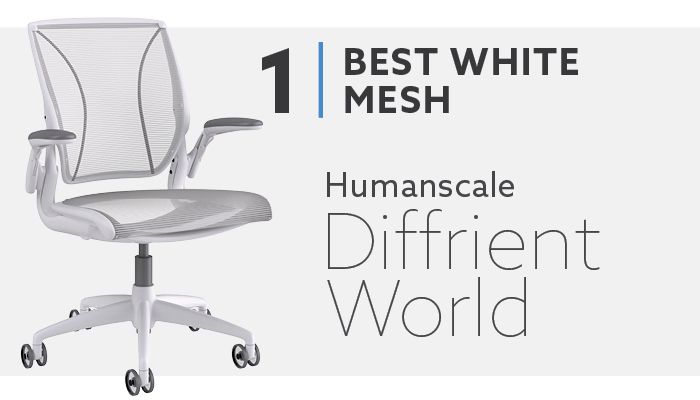 #1 Best White Mesh Office Chair Humanscale Diffrient World