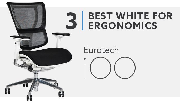 #3 Best Ergonomic White Office Chair Eurotech iOO Chair