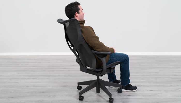 Seated in Cosm Showing Backrest