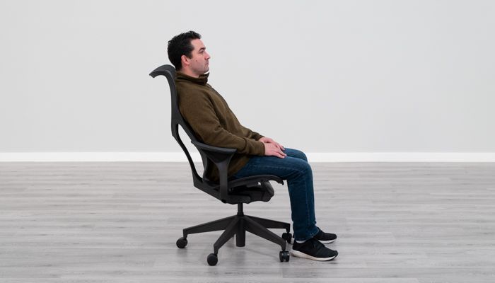 Reclined in Cosm Chair