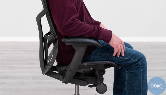 Herman Miller Mirra 2 Backrest Side View While Seated