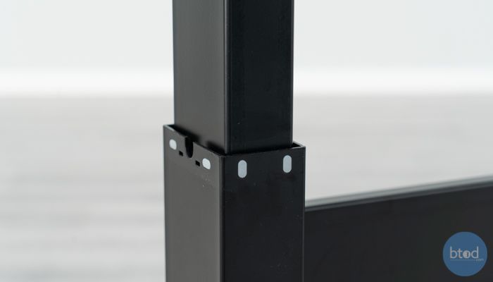 VertDesk v3 Plastic Cover Off