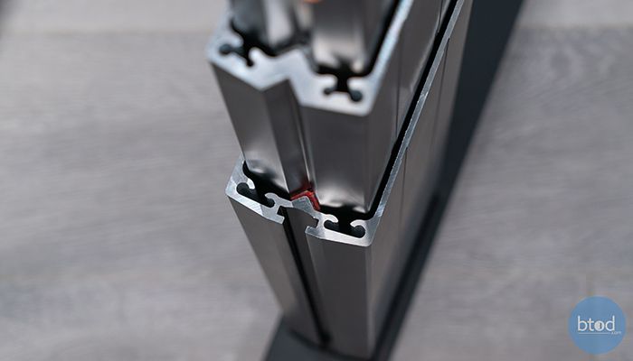 Showing Glides in Place Within Each Column