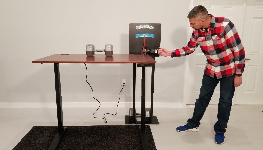 Jarvis Wobble Deflection Test Setup @ 42"