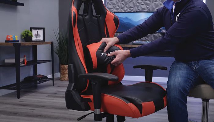 Lumbar Pad on Gaming Chair
