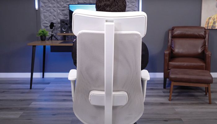 The comfortable back