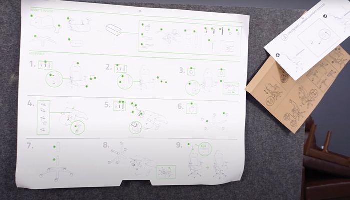 Razer Iskur Assembly Instructions