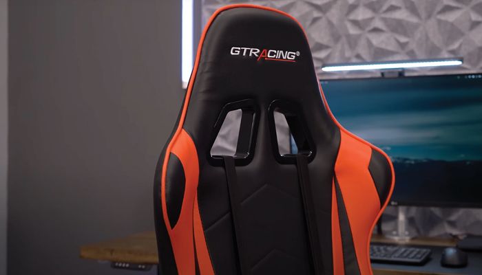 The curve feature of the gaming chair