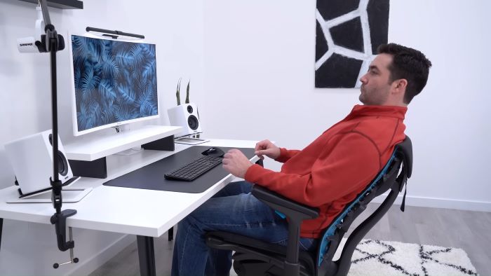 Recline feature on the embody gaming chair