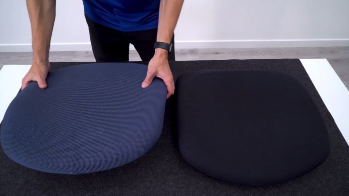 Comparing the Leap and Amia seat pads