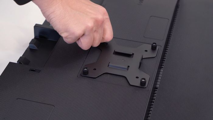 Close up of a Vesa mount